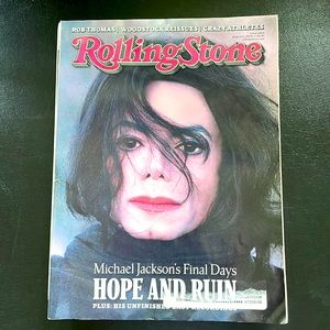 Michael Jackson Rolling Stone Magazine Original 8/6/09 issue. Collectible ‼️